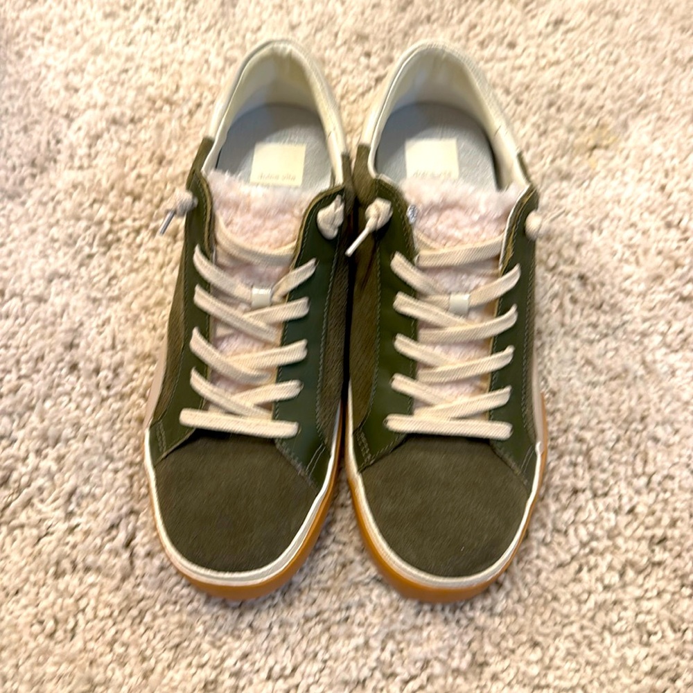Dolce vita sneakers. Green. Never worn. Brand new.